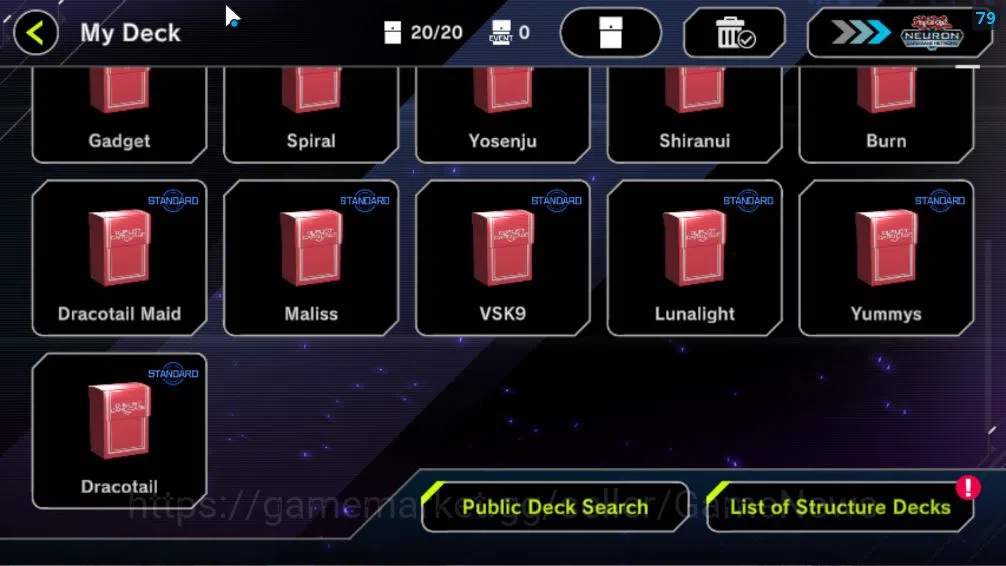 Yu-Gi-Oh! Master Duel Accounts Lv 18 | 20 Deck |VSK9,DragonMaid,Yummys,Maliss,Dra image 3