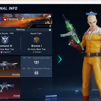 Blood Strike Accounts Collab Skin ASIA|Evo:Fal-Evolved|2 Collab Gun [7DS&AOT]|3 Limited Gun|3 Ultra Gun|Collab