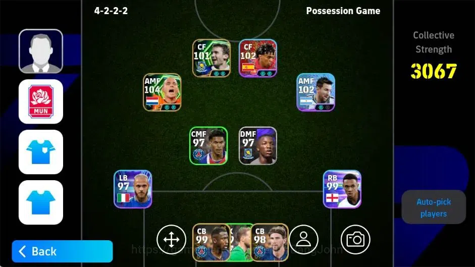 eFootball Accounts Android|PW 3067|Wesley Sneijder Epic,Andrly Shevch image 2