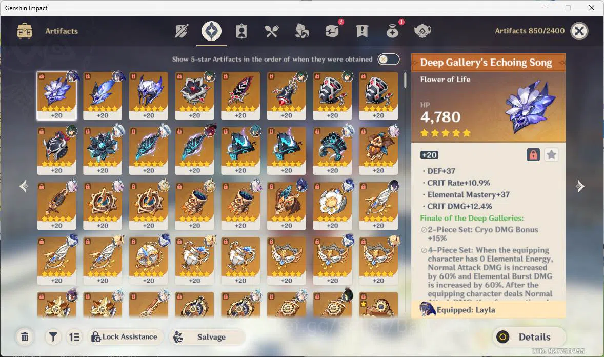Genshin Impact Accounts Others ASIA | AR 58 | Yelan, Furina, citlali, raiden shogun, neuvilette, xilonen, nahida, Zhongli 7