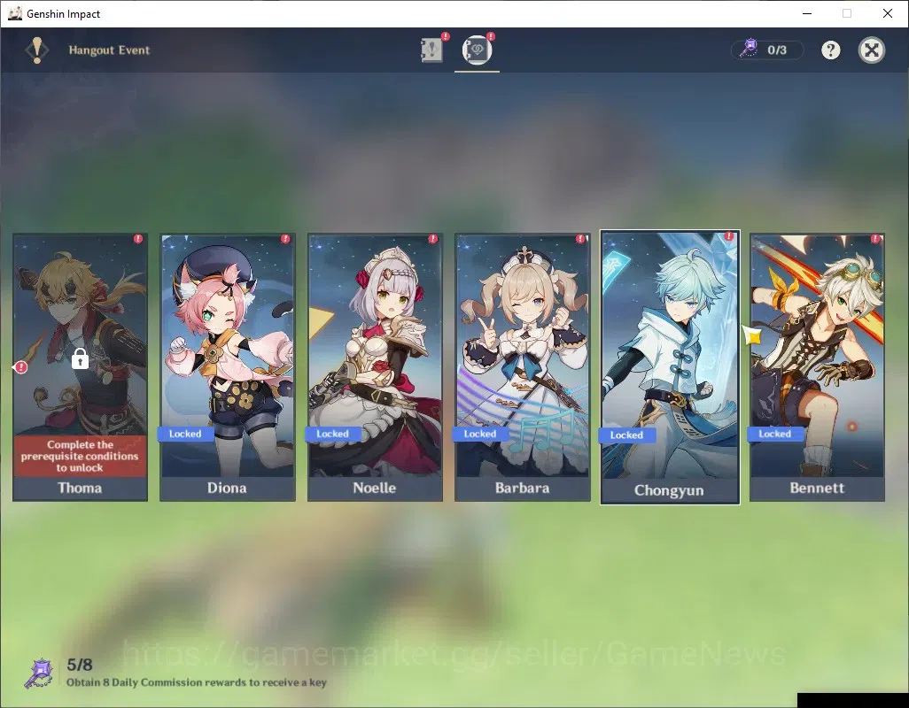 Genshin Impact Accounts ASIA|AR 27|1 Limited + 1 (*5 Standard)|Starter Acc image 14