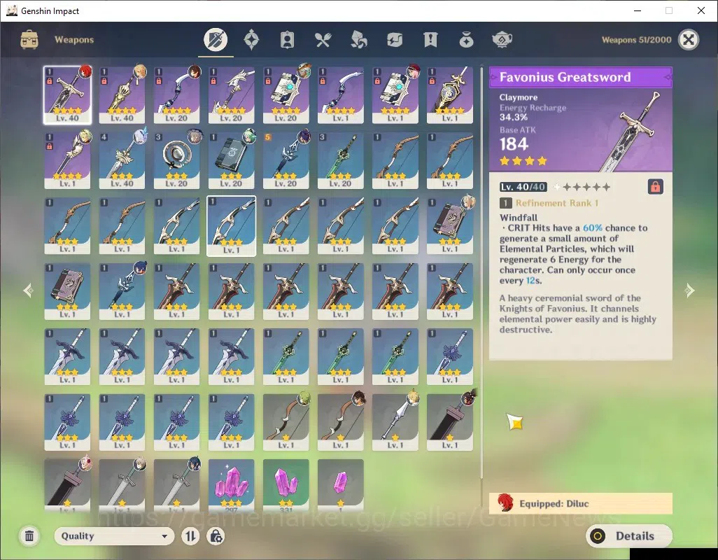 Genshin Impact Accounts ASIA|AR 27|1 Limited + 1 (*5 Standard)|Starter Acc image 3