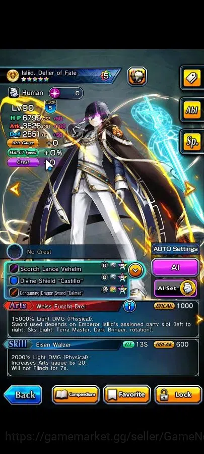 Grand Summoners Accounts Global|Rank 40|83 cc|3 Ascend+1 TW| Youmu Konpaku+ image 6