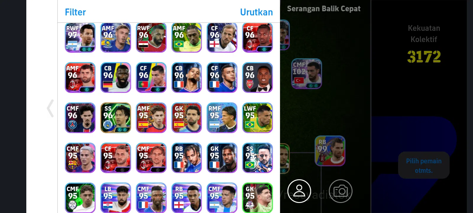eFootball Accounts Legends & Iconic Players EFOOTBALL 2026 | ST KMAR MARMOUSH, G BATISTUTA, XABI ALONSO, POWER 3172, CHEAPEST 3