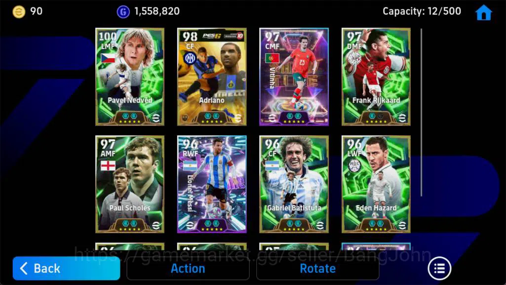 eFootball Accounts Android, Pwr 3148, Adriano PES,P nedved epc new,vi image 3