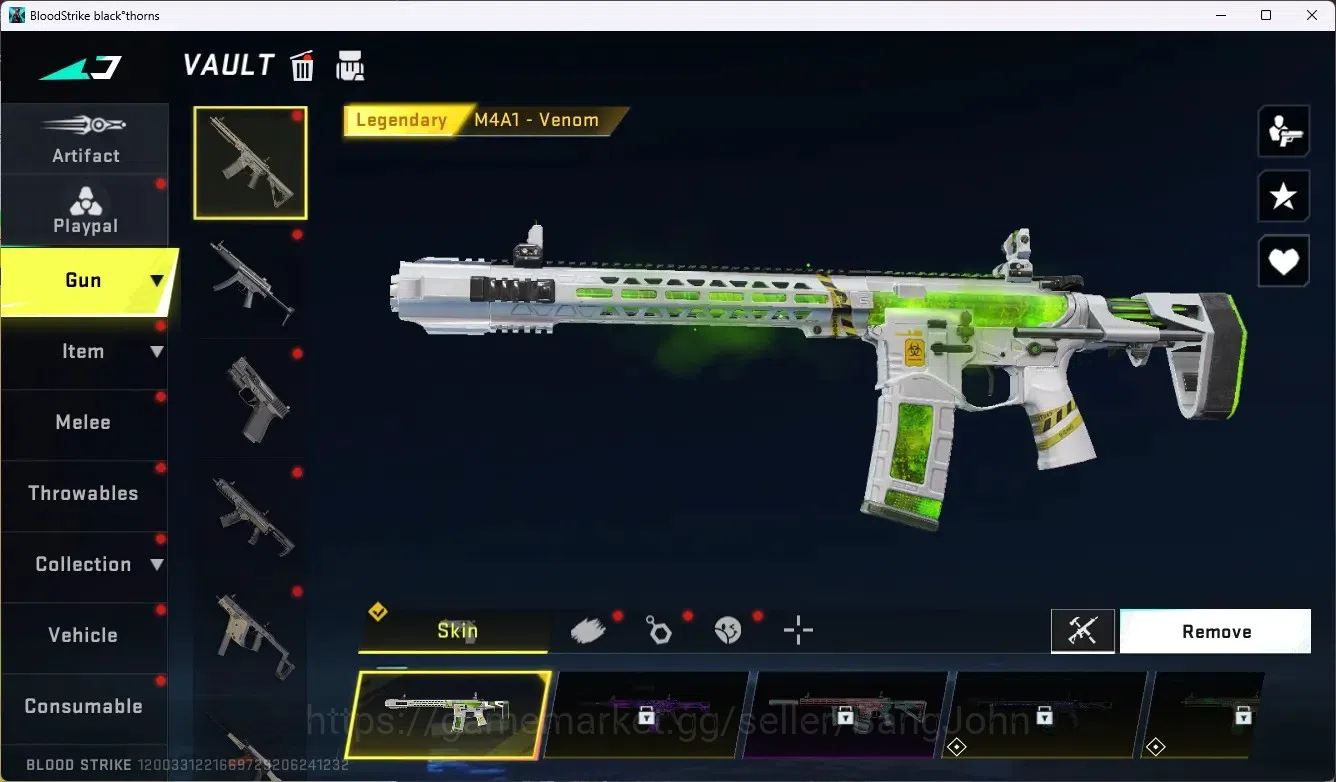Blood Strike Accounts ASIA|Ultra Melee Lightblade-Dark Force|Eternal Gun image 2