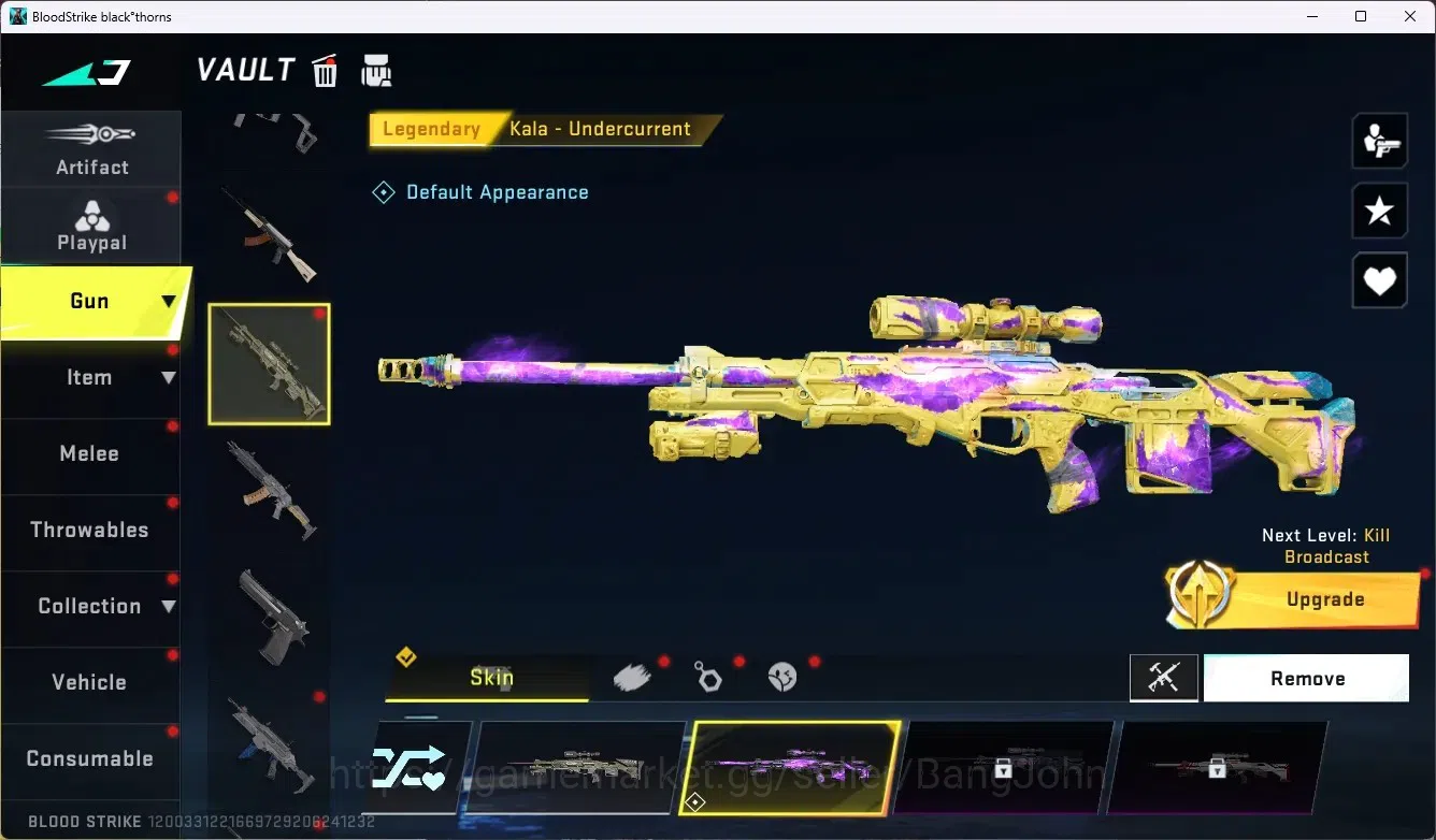Blood Strike Accounts ASIA|Ultra Melee Lightblade-Dark Force|Eternal Gun image 3