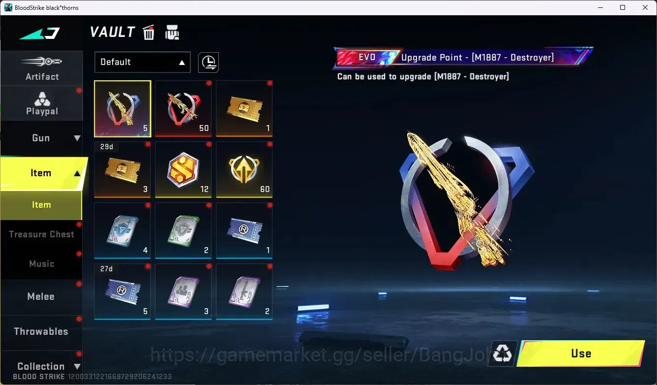 Blood Strike Accounts ASIA|Ultra Melee Lightblade-Dark Force|Eternal Gun image 6