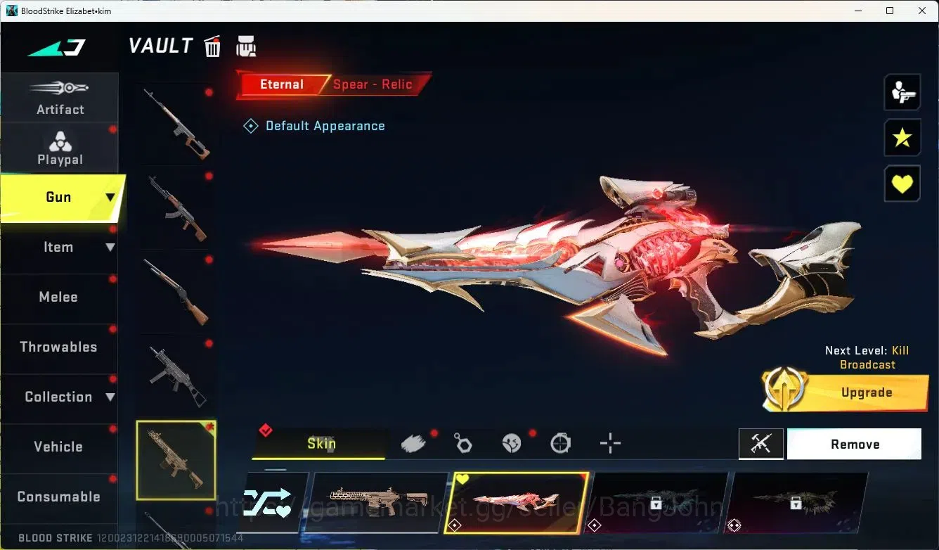 Blood Strike Accounts ASIA |ETHERNAL=SPEAR(LVL1)|ULTRA=RAN|SKIN LEGEN 2  image 5