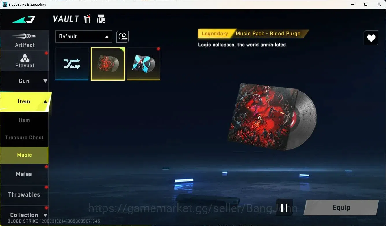 Blood Strike Accounts ASIA |ETHERNAL=SPEAR(LVL1)|ULTRA=RAN|SKIN LEGEN 2  image 8