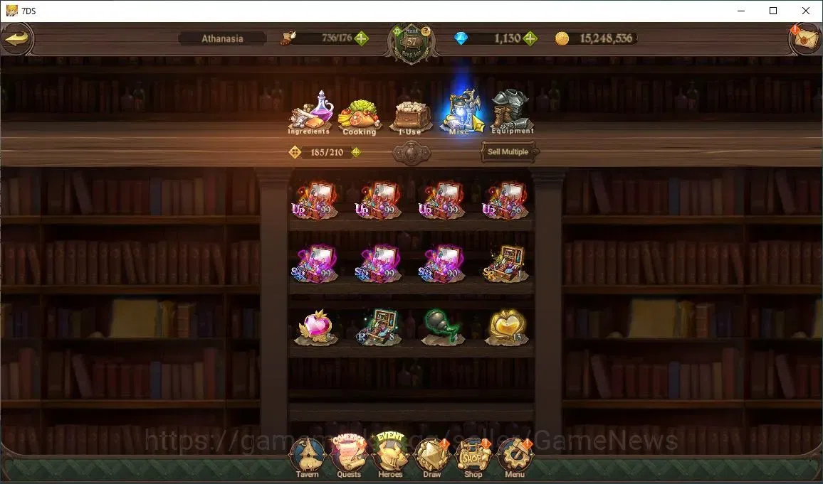 The Seven Deadly Sins: Grand Cross Accounts Asia|3,1M CC|100 LS+1,1K Dm|10 UR+Collab Tower Of image 18