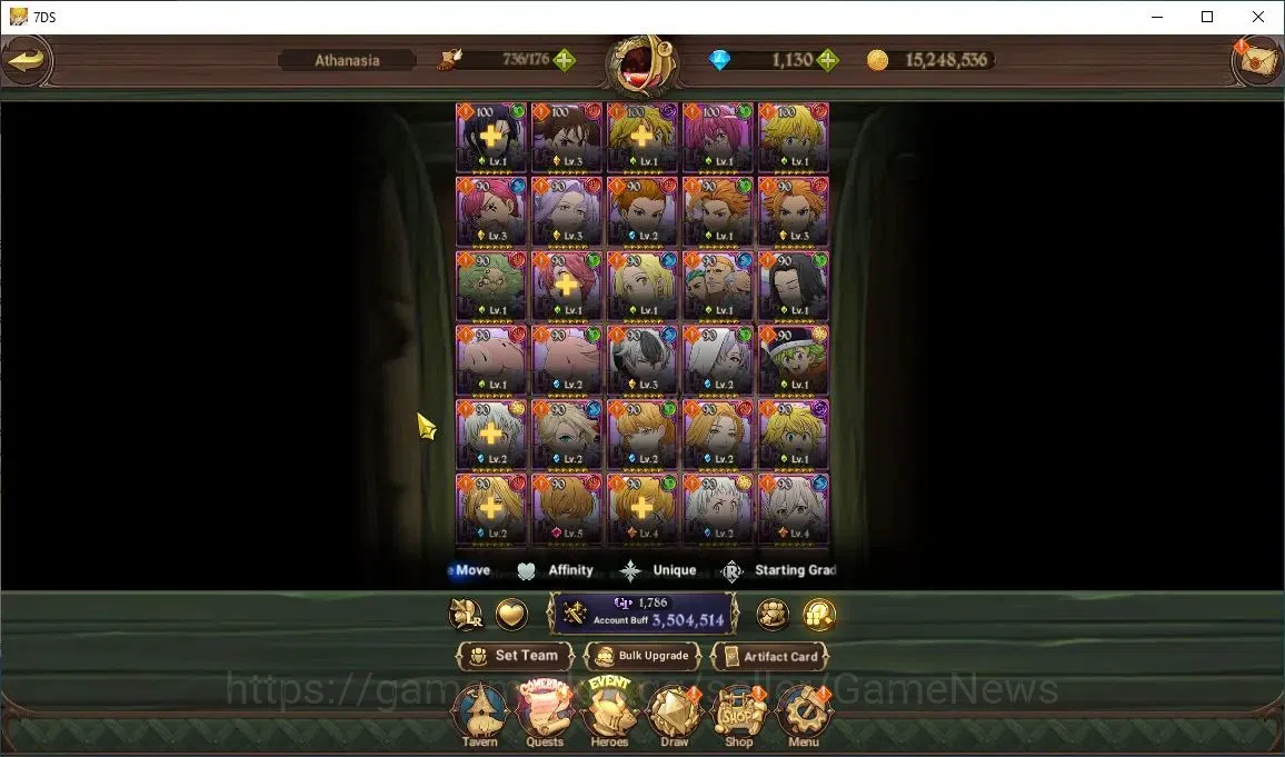 The Seven Deadly Sins: Grand Cross Accounts Asia|3,1M CC|100 LS+1,1K Dm|10 UR+Collab Tower Of image 7