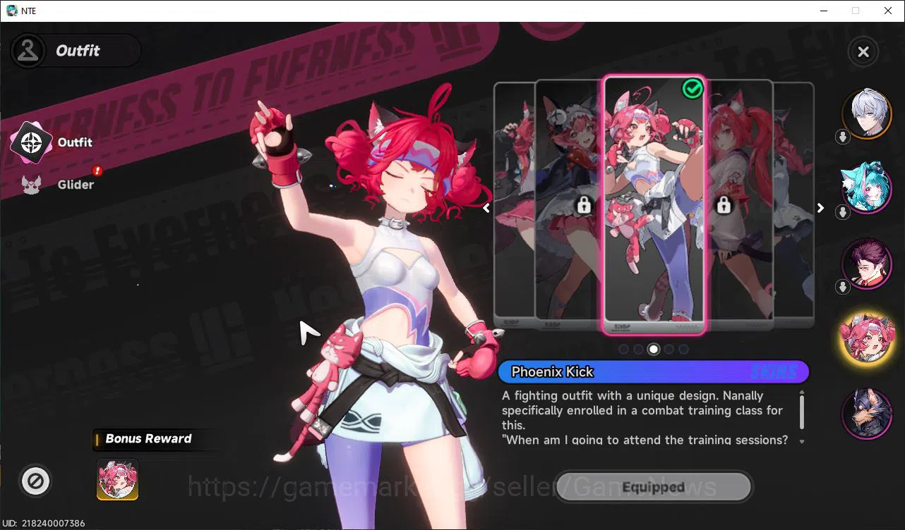 Neverness to Everness Accounts GLOBAL EU| HL 3| 1 SSR Limited Meta Nanally A1 + S image 3