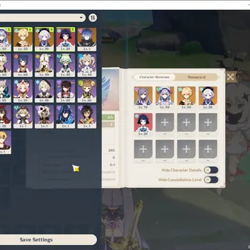 Genshin Impact Accounts Mid Game Asia|AR 45| 1 Limited + 1(*5 Weapon)| (Flins) | Standard (Mizuki,Keqing,Qiqi) | Male MC