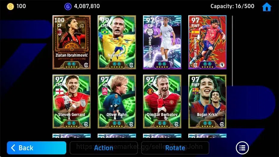 eFootball Accounts Mobile|PW 3166|Zlatan Ibrahimovic BigT,Neymar Jr E image 3