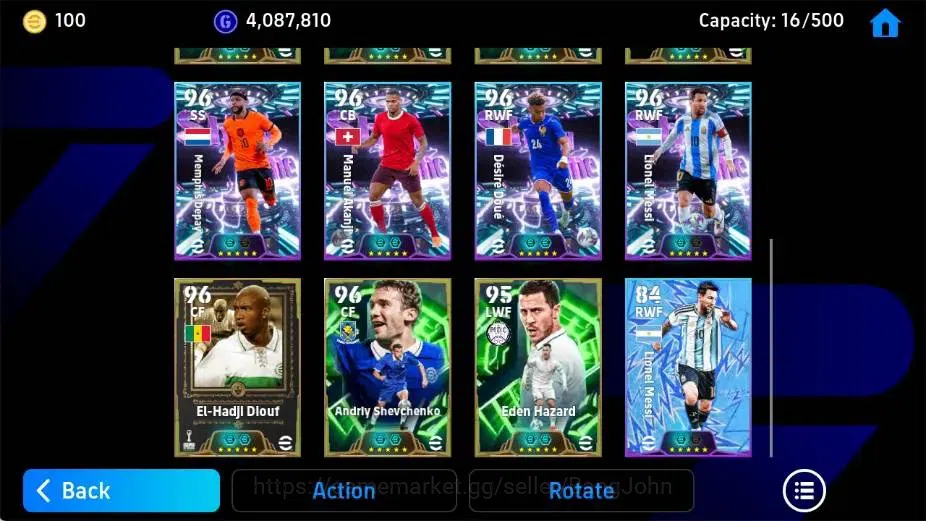 eFootball Accounts Mobile|PW 3166|Zlatan Ibrahimovic BigT,Neymar Jr E image 4