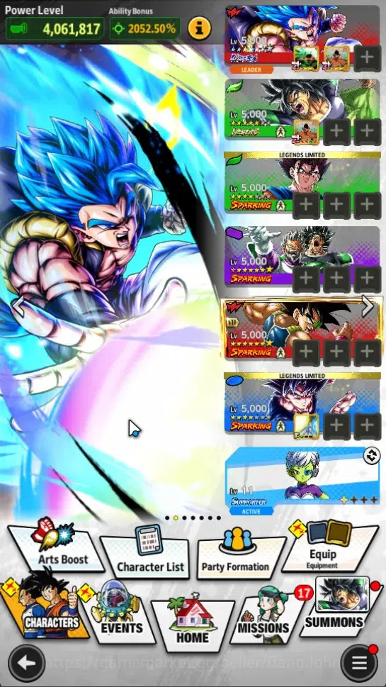 Dragon Ball Legends Accounts Android/IOS |Lvl 154|21.5M Total Power|409 CC|1 LR image 2