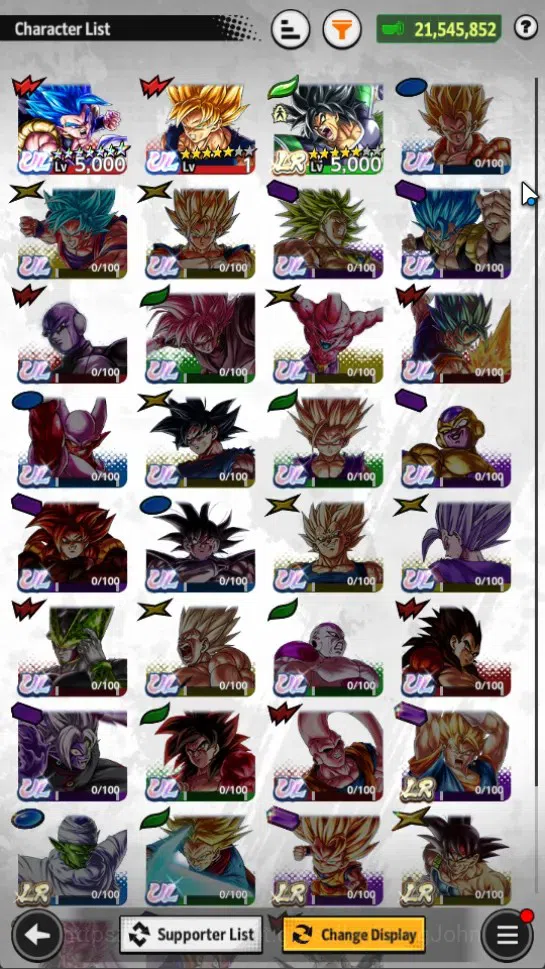 Dragon Ball Legends Accounts Android/IOS |Lvl 154|21.5M Total Power|409 CC|1 LR image 3