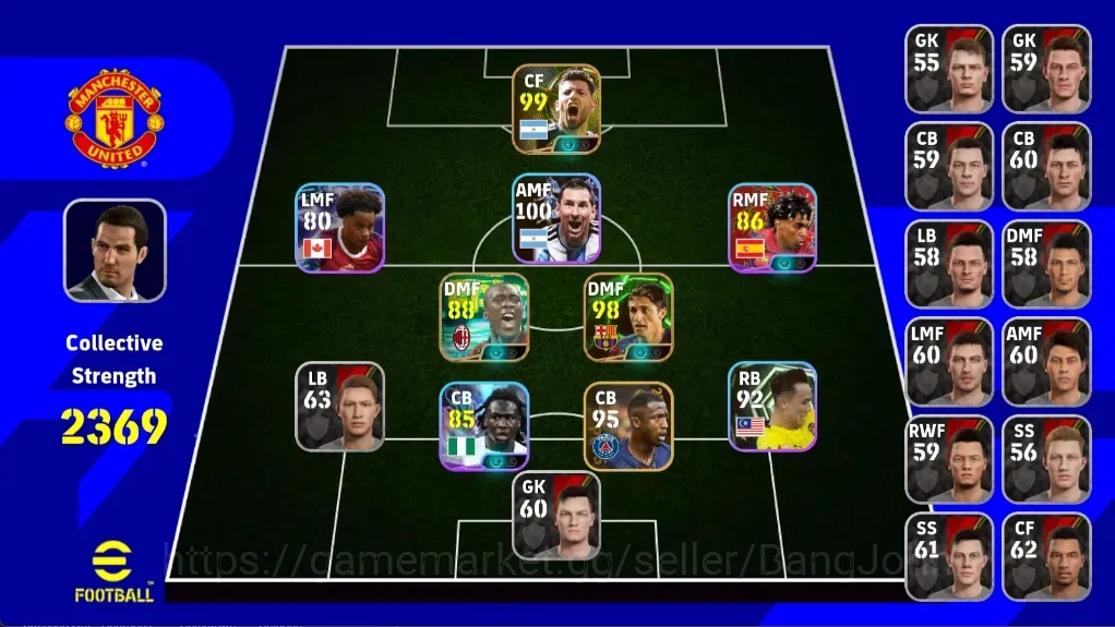 eFootball Accounts Legends & Iconic Players Mobile|PW 2369|Epic Sergio Aguero,Edmilson,Clarence Seedorf|Shwt Calvin 1