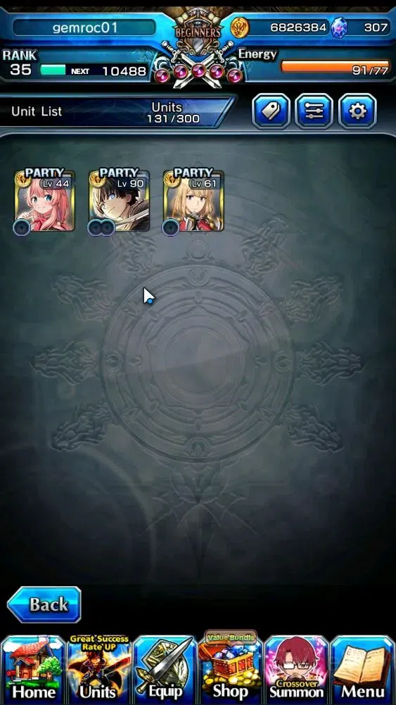 Grand Summoners Accounts Mid-Game GLOBAL|Rank 35|3 Ascend + 1 True Weapon| Cha Hae-In + TW, Last Miracle Isliid, Valentine 1