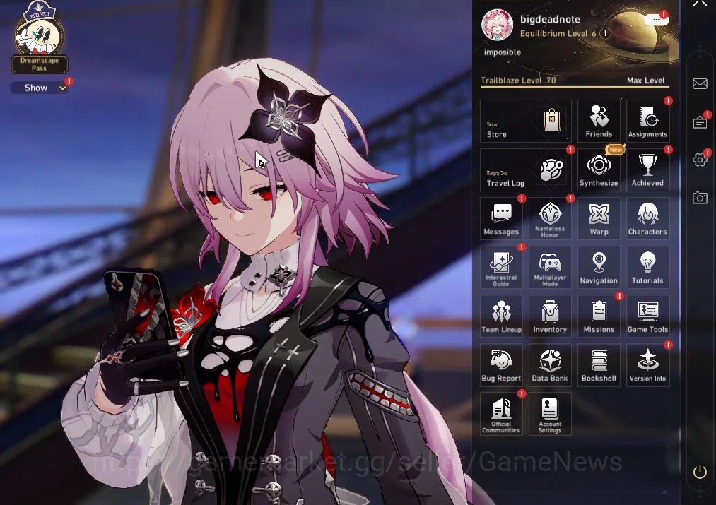 Honkai Star Rail Mid Game Asia|TL 70|11 Limited [Saber,Phainon,Cerydra,Evern image 1