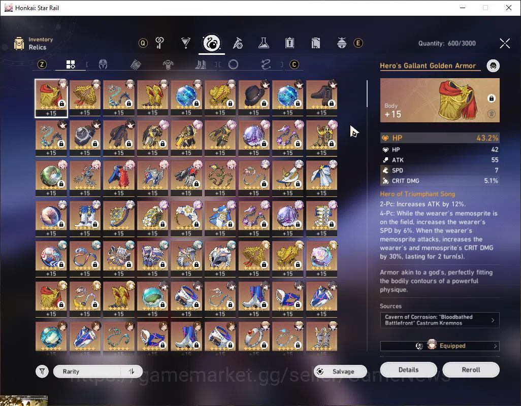 Honkai Star Rail Accounts Mid Game Asia|TL 70|11 Limited [Saber,Phainon,Cerydra,Evernight,Cyrene,Aglaea]+Sign 6