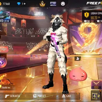 Free Fire Accounts Indonesia|FAMAS Demon Lv7,AK47 Draco Lv6,M1887 Sterling Conqu,Parafal Cyclone|Megumi Bundle|391 Vault 198