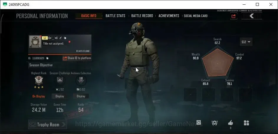 Arena Breakout Accounts MOBILE Lv30|SV 24,2M|CV 17M|ET AK-74N,QS AKS-74U,G image 2