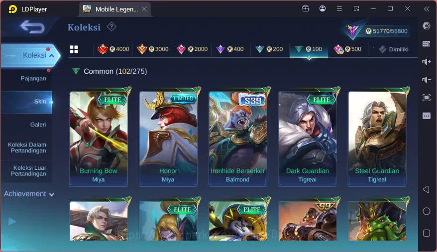 Mobile Legends: Bang Bang Accounts GLOBAL|Hero 80|Skin 199|Prime Granger,Sanrio Flory image 10