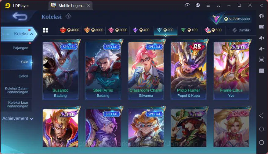 Mobile Legends: Bang Bang Accounts GLOBAL|Hero 80|Skin 199|Prime Granger,Sanrio Flory image 11