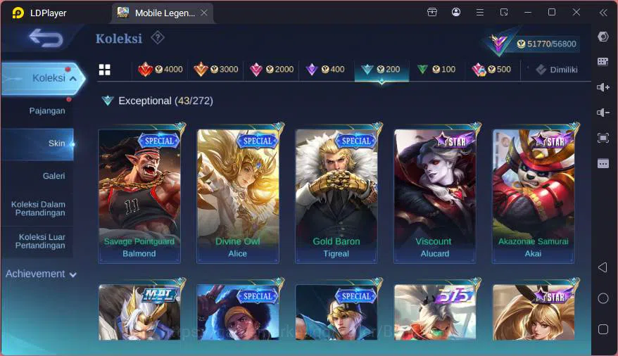 Mobile Legends: Bang Bang Accounts GLOBAL|Hero 80|Skin 199|Prime Granger,Sanrio Flory image 15