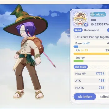 Ragnarok: The New World Accounts Sv Phreeoni |Unverif Email|Lv.60 Wizard, Ready Raid|3 SSR Pet|9k Zeny+42K Bound Zeny|5