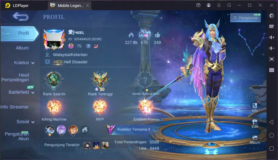Mobile Legends: Bang Bang Others Hero 130|Skin 286|KOF Karina,Sanrio Floryn,Transfo image 1