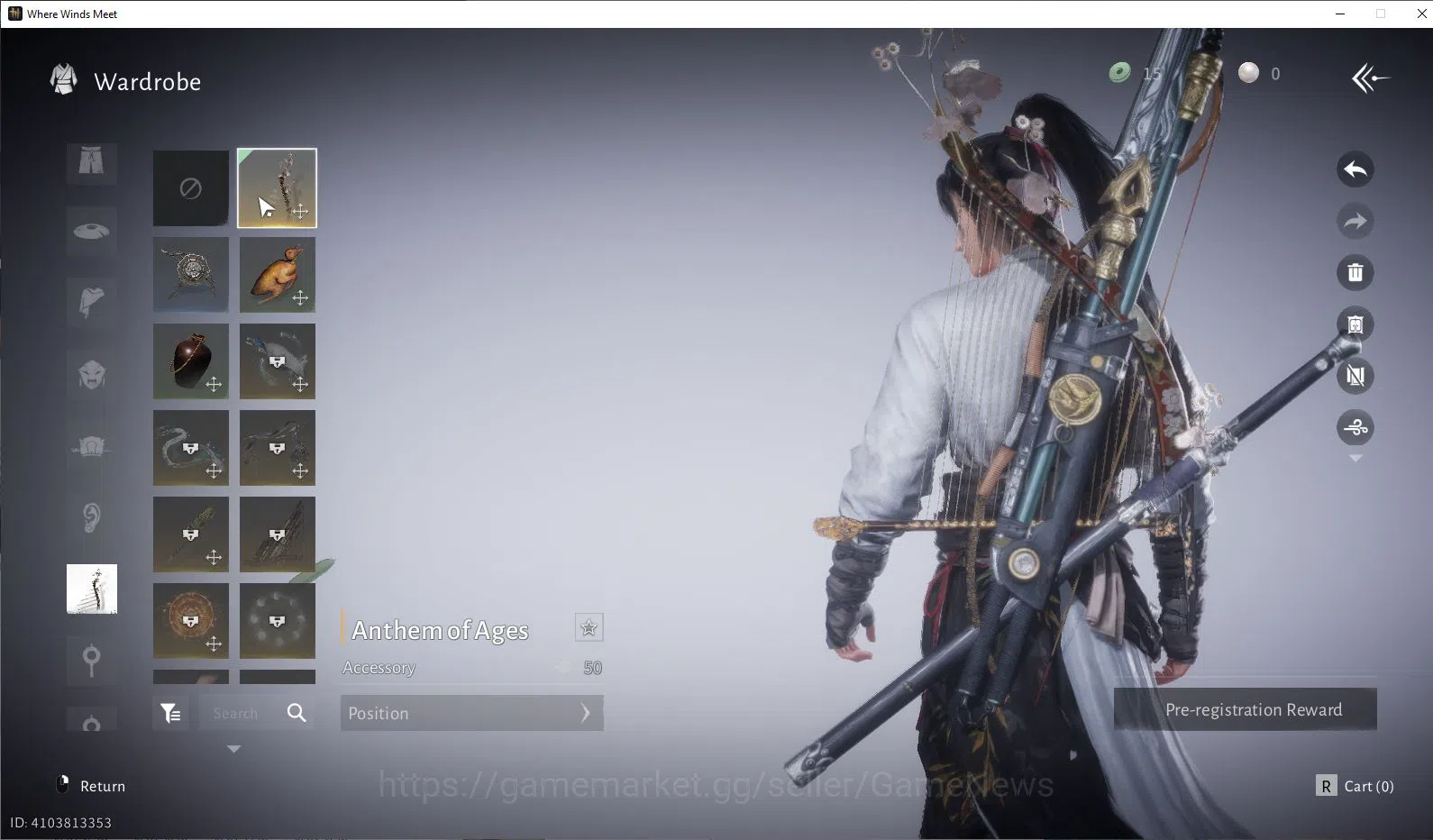 Where Winds Meet Accounts GLOBAL Lv6| Fresh Starter| 1 Harmoni Core, Anthem  image 10