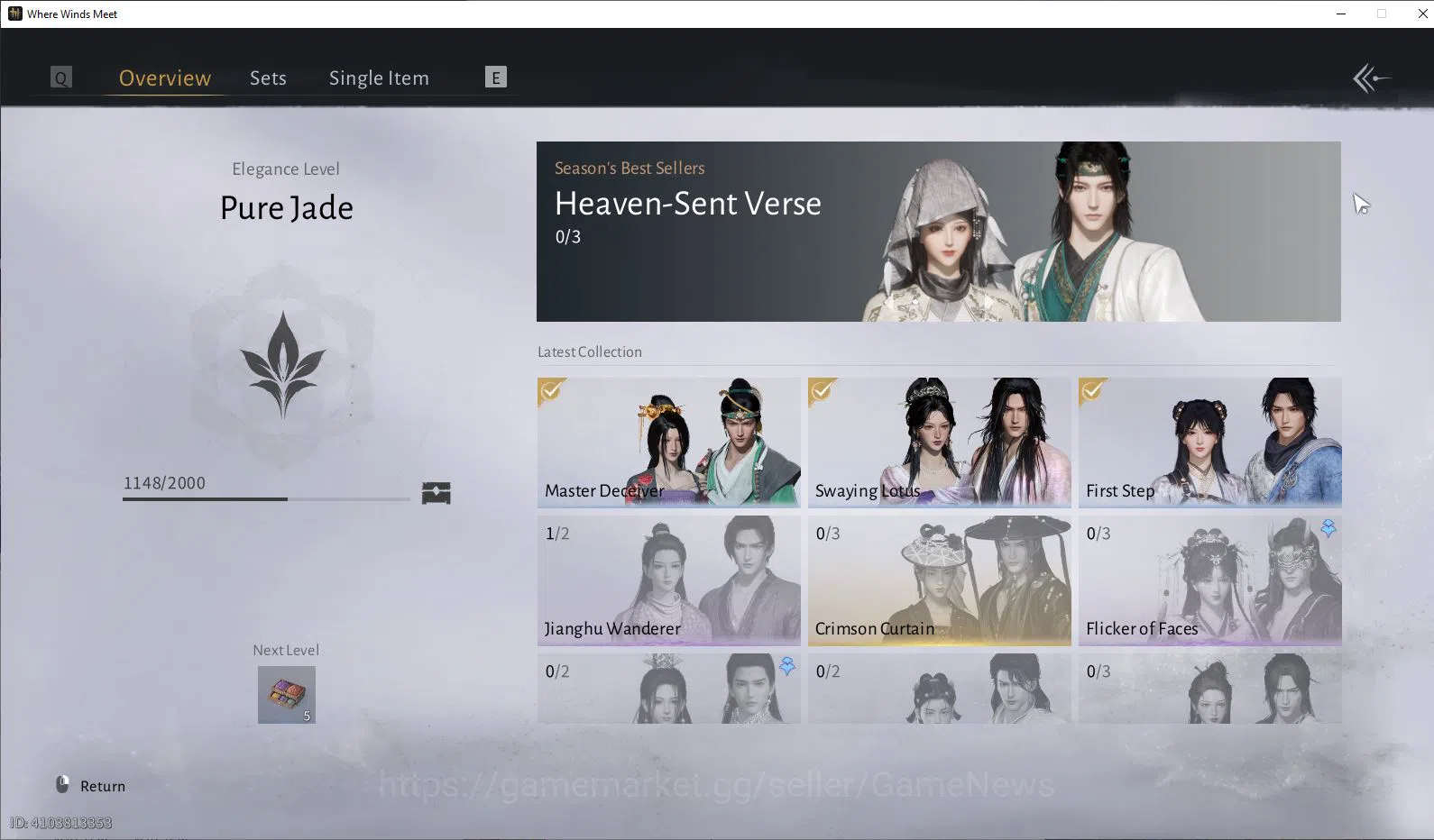 Where Winds Meet Accounts GLOBAL Lv6| Fresh Starter| 1 Harmoni Core, Anthem  image 8