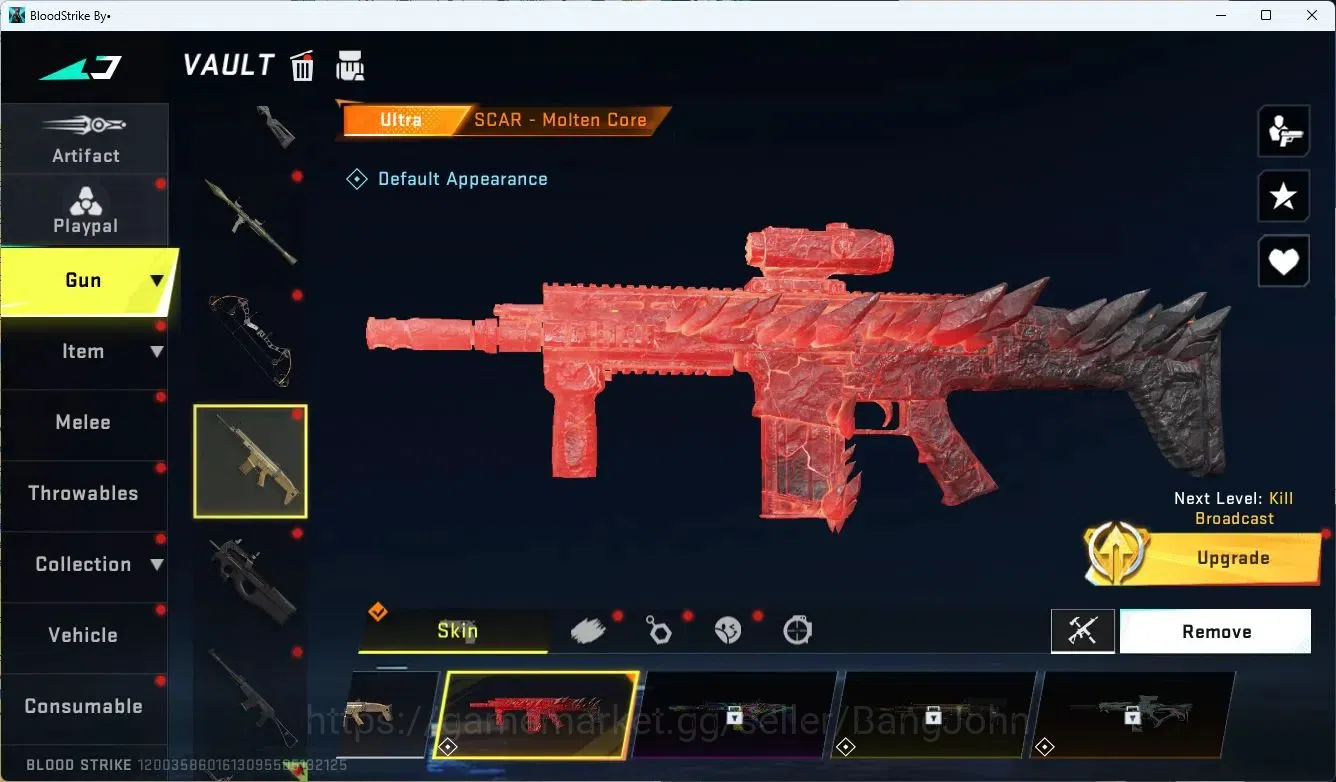 Blood Strike Accounts ASIA|LIMITED,AR97|COLLAB,QBZ95|EVOLVED,FAL|ULTRA,M image 10
