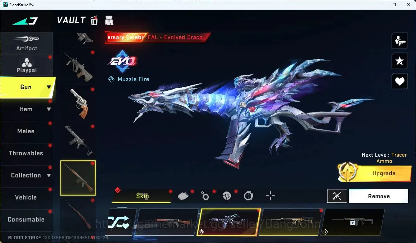 Blood Strike Accounts ASIA|LIMITED,AR97|COLLAB,QBZ95|EVOLVED,FAL|ULTRA,M image 13