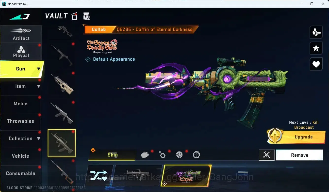 Blood Strike Accounts ASIA|LIMITED,AR97|COLLAB,QBZ95|EVOLVED,FAL|ULTRA,M image 14