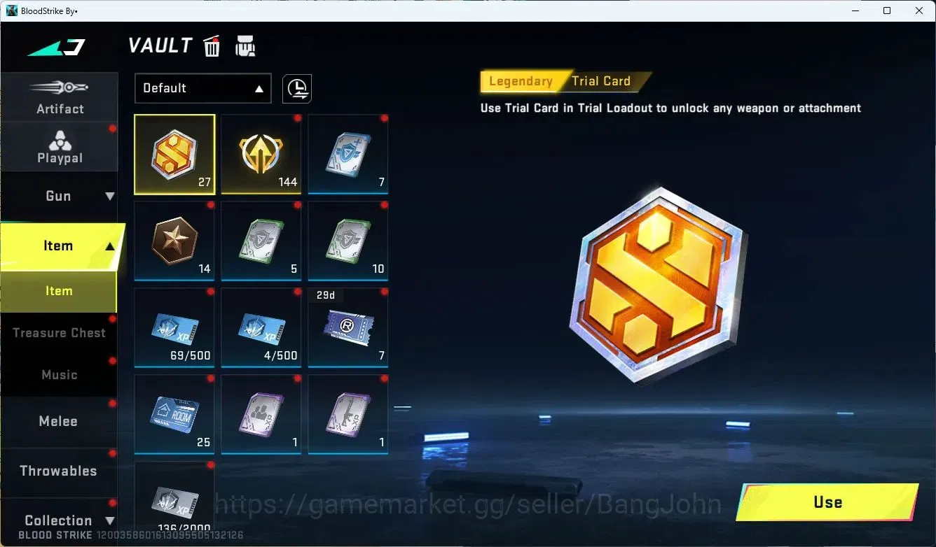 Blood Strike Accounts ASIA|LIMITED,AR97|COLLAB,QBZ95|EVOLVED,FAL|ULTRA,M image 15