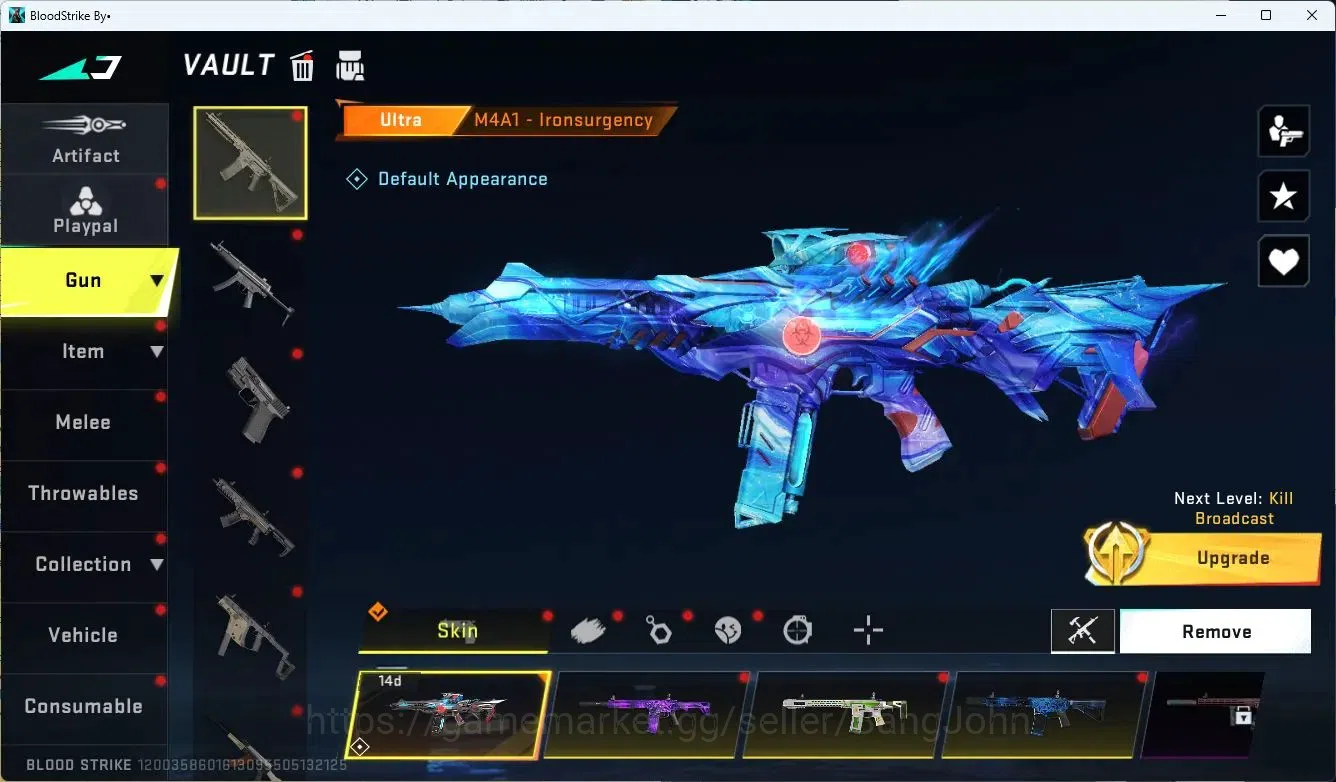 Blood Strike Accounts ASIA|LIMITED,AR97|COLLAB,QBZ95|EVOLVED,FAL|ULTRA,M image 7