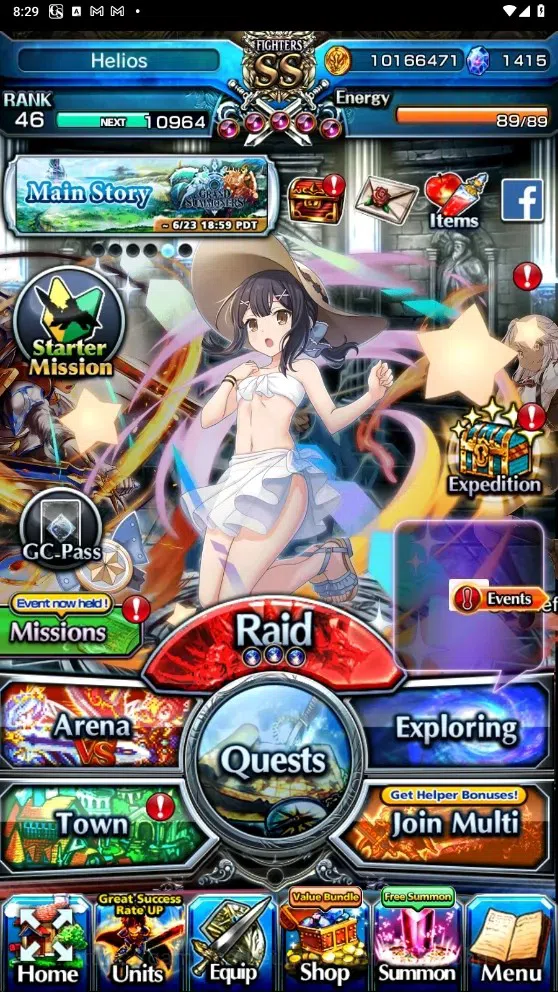 Grand Summoners Accounts Global | Rank 46 | 1.415 Crystal | 8 Ascend | Rho image 1
