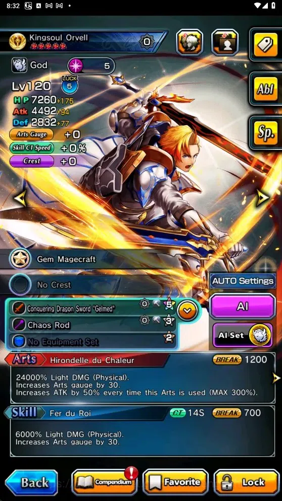 Grand Summoners Accounts Global | Rank 46 | 1.415 Crystal | 8 Ascend | Rho image 6