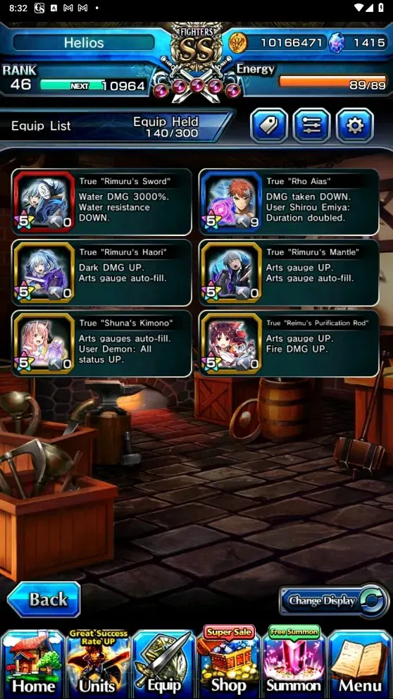 Grand Summoners Accounts Global | Rank 46 | 1.415 Crystal | 8 Ascend | Rho image 7