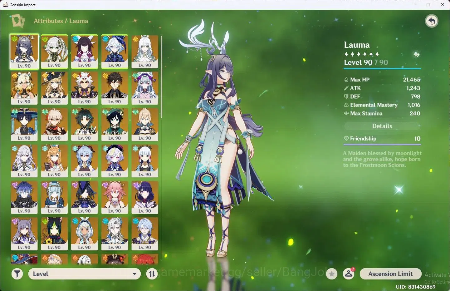 Genshin Impact Accounts ASIA | AR 60|28 Limit+7 Sign|Yae MikoC1,Neuvillett image 2