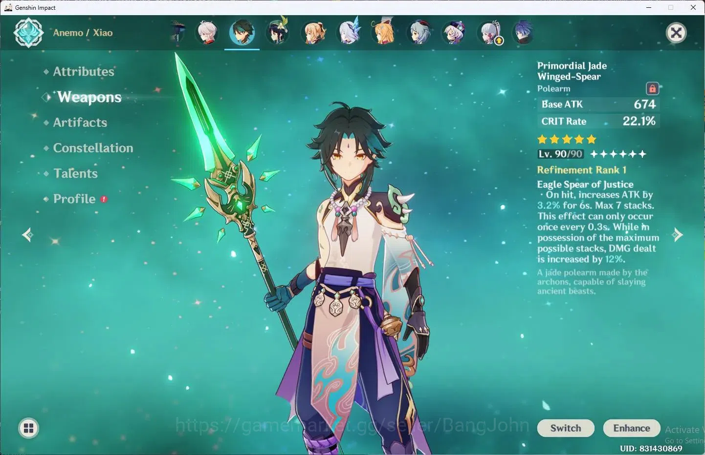 Genshin Impact Accounts ASIA | AR 60|28 Limit+7 Sign|Yae MikoC1,Neuvillett image 7