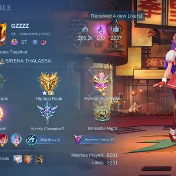 Mobile Legends: Bang Bang Accounts Others Global|208S|Renowned|KOF Guinevere Karina,Annual hayabusa,LuckyBox Zilong,Zodiac