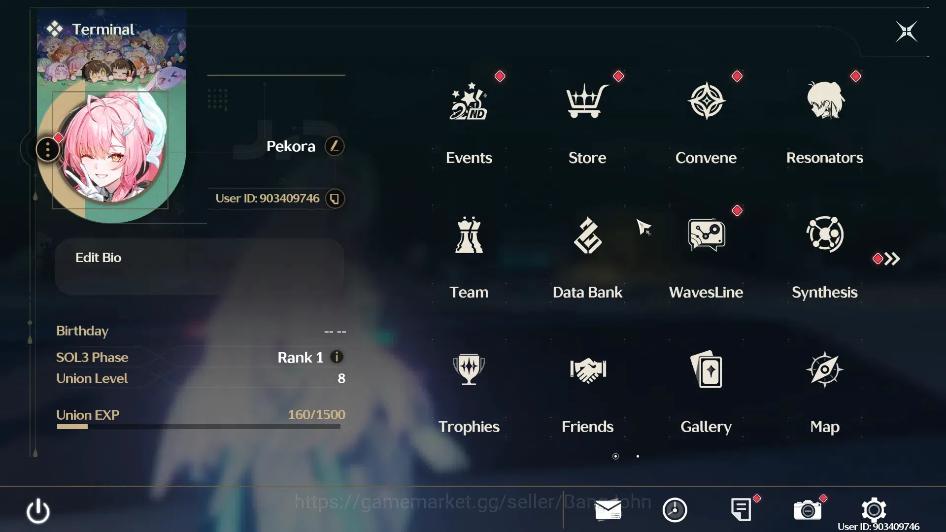 Wuthering Waves Accounts SEA|UL 8 | Starter | 10x 5* Char: Aemeath, Lingyan image 2