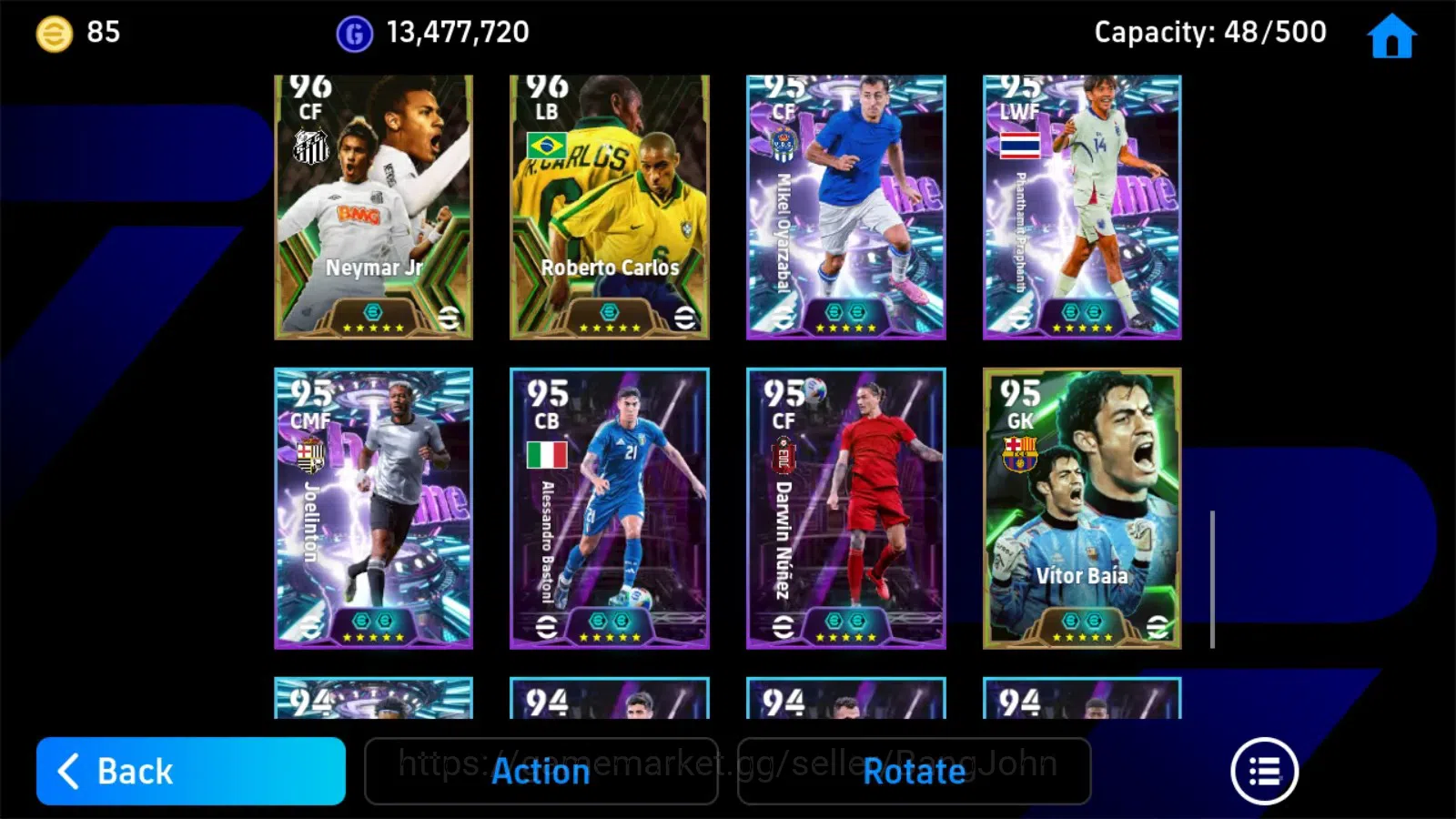 eFootball Accounts Mobile|PW 3209|Fabio Cannavaro Epic,Oliver Kahn Ep image 2