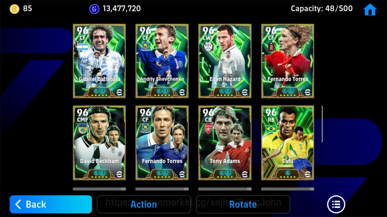 eFootball Accounts Mobile|PW 3209|Fabio Cannavaro Epic,Oliver Kahn Ep image 3