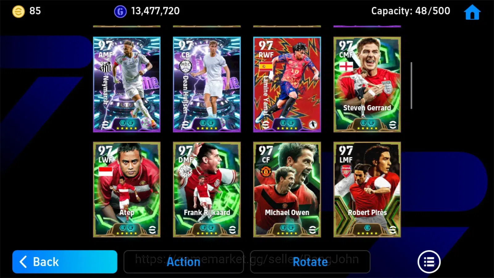 eFootball Accounts Mobile|PW 3209|Fabio Cannavaro Epic,Oliver Kahn Ep image 5
